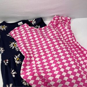 Hanna Andersson Pink and White Patterned‎ Fabric